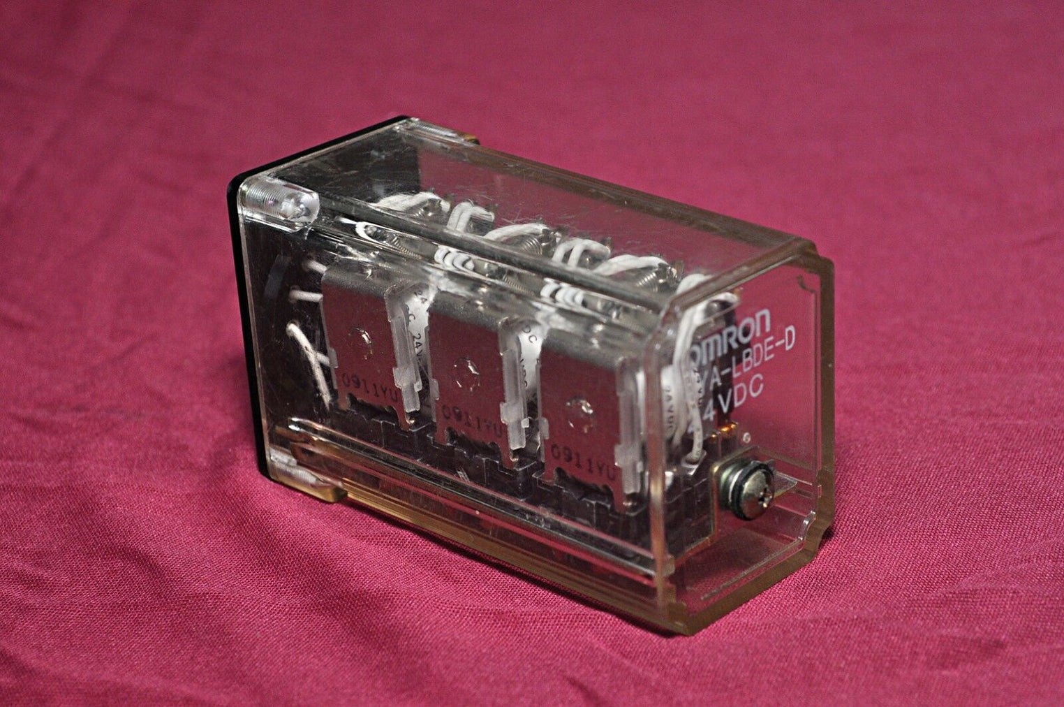 Omron mya-lbde-d 24vdc relay