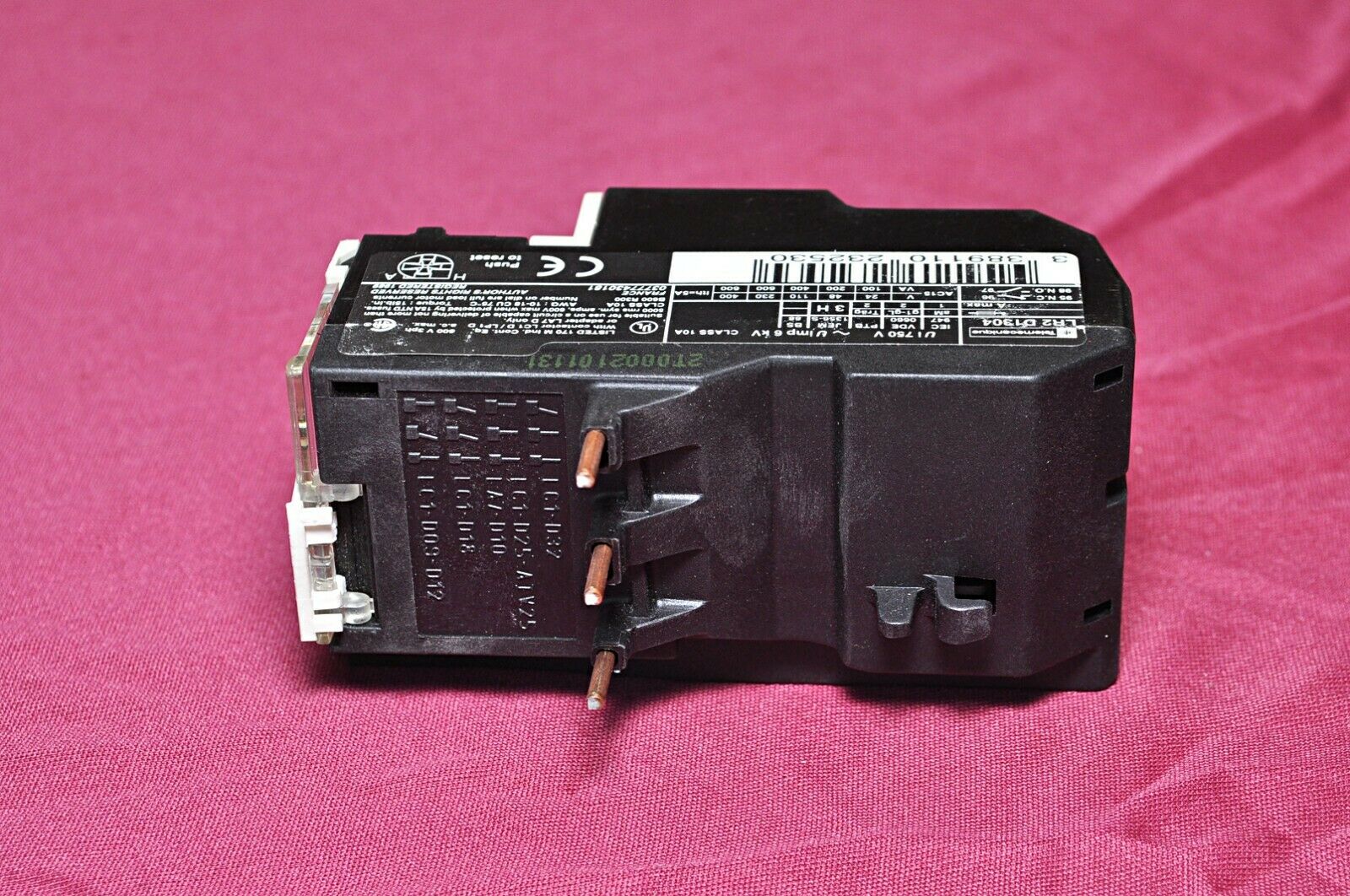 Telemecanique lr2 d1304 thermal overload relay
