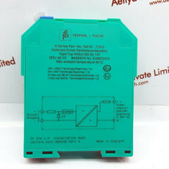 Pepperl+fuchs khd3-isd/ex 147 solenoid driver
