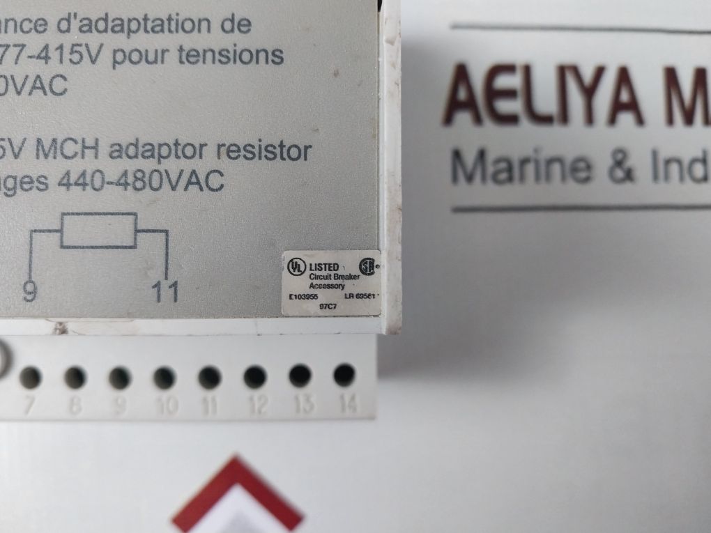 Schneider Electric E103955 Mch Adaptor Resistor 277-415V