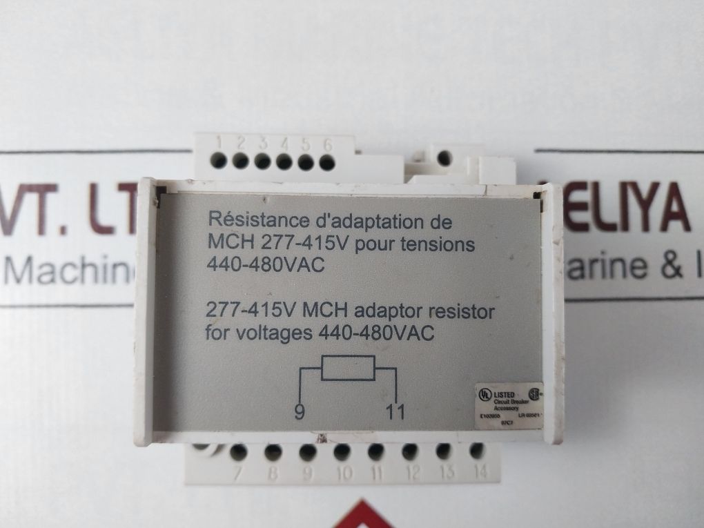 Schneider Electric E103955 Mch Adaptor Resistor 277-415V