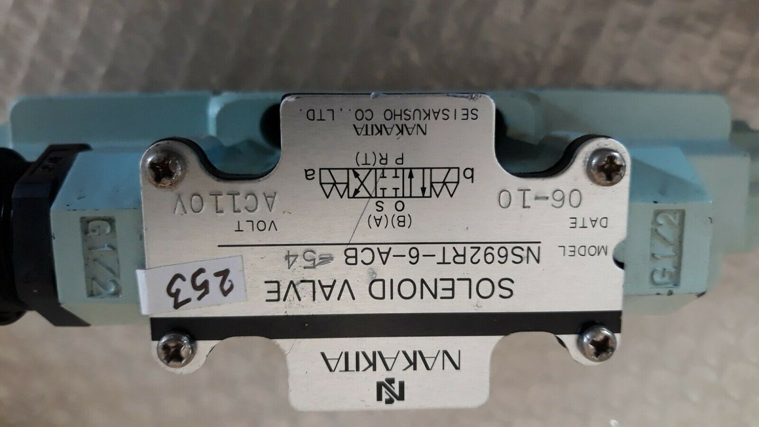 Nakakita ns692rt-6-acb-54 solenoid valve 110v