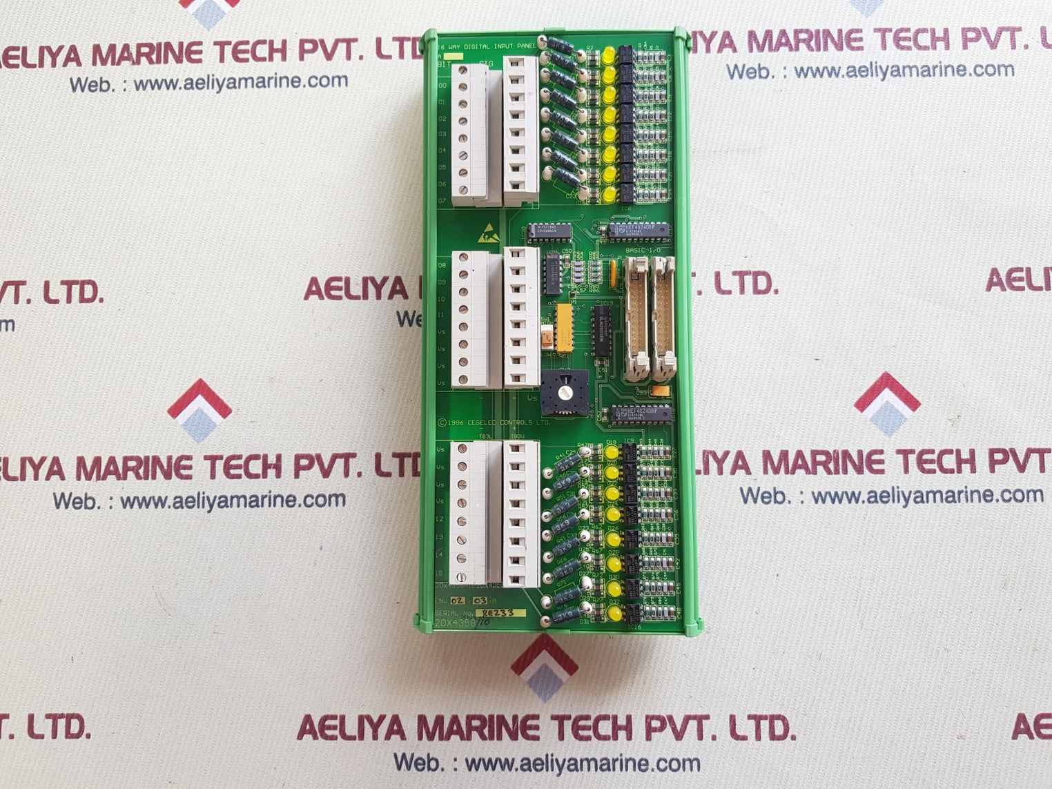 cegelec m73-60001 16 way digital input panel