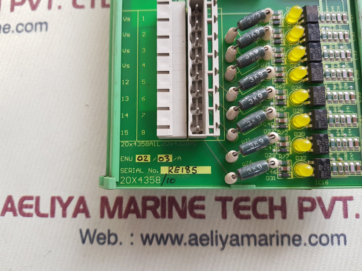Cegelec m73-60001 16 way digital input panel used
