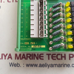 Cegelec m73-60001 16 way digital input panel used