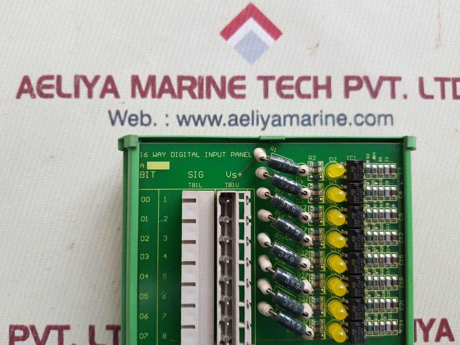 Cegelec m73-60001 16 way digital input panel used