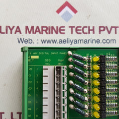 Cegelec m73-60001 16 way digital input panel used