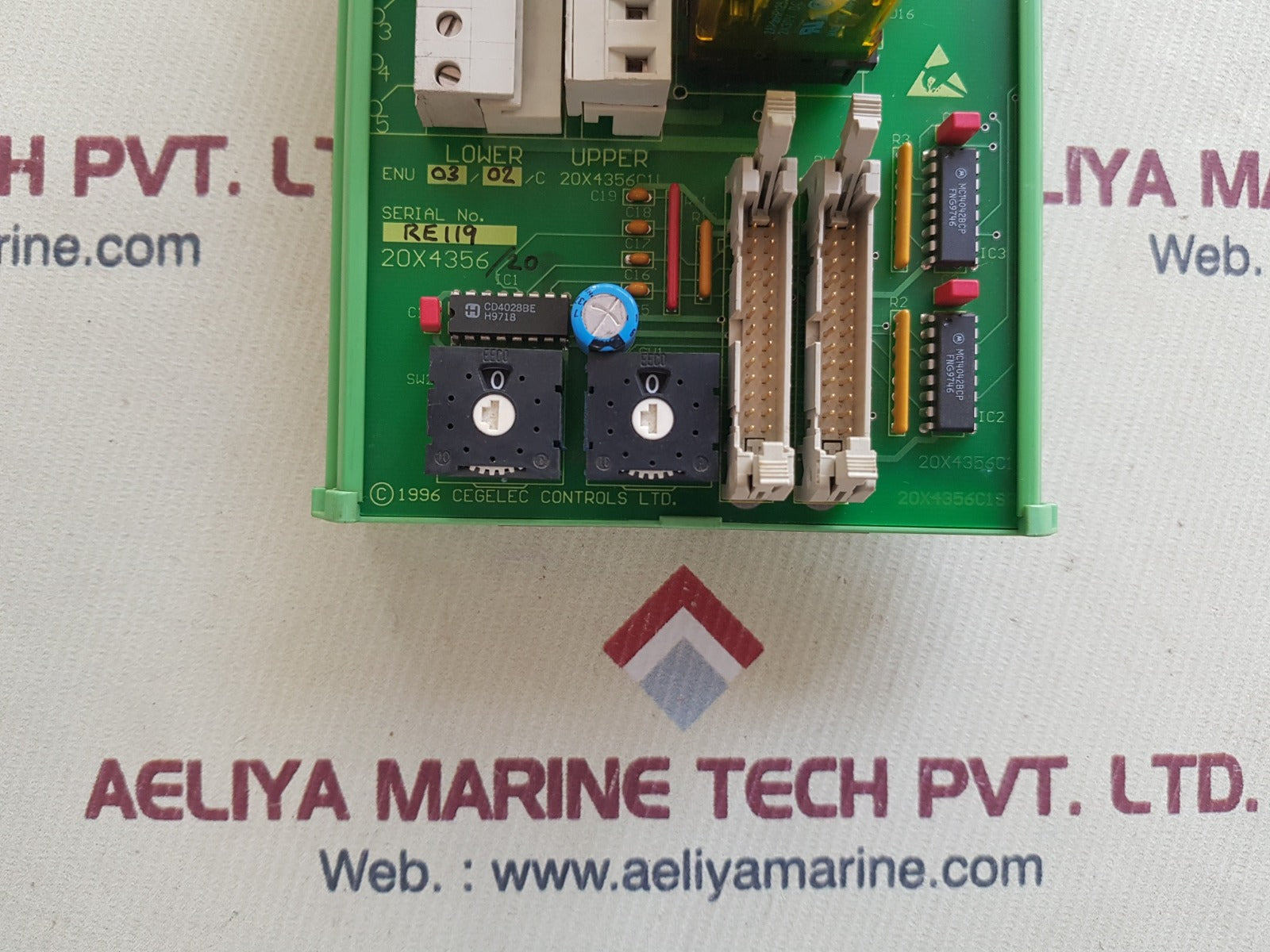 Cegelec m75-60002 relay output panel
