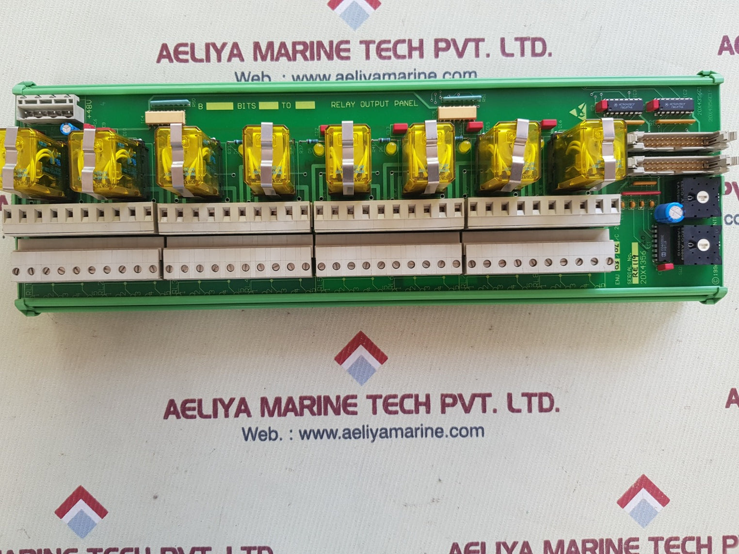 Cegelec m75-60002 relay output panel