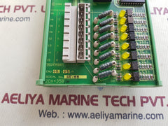 Cegelec m73-60001 16 way digital input panel 20×4358/10