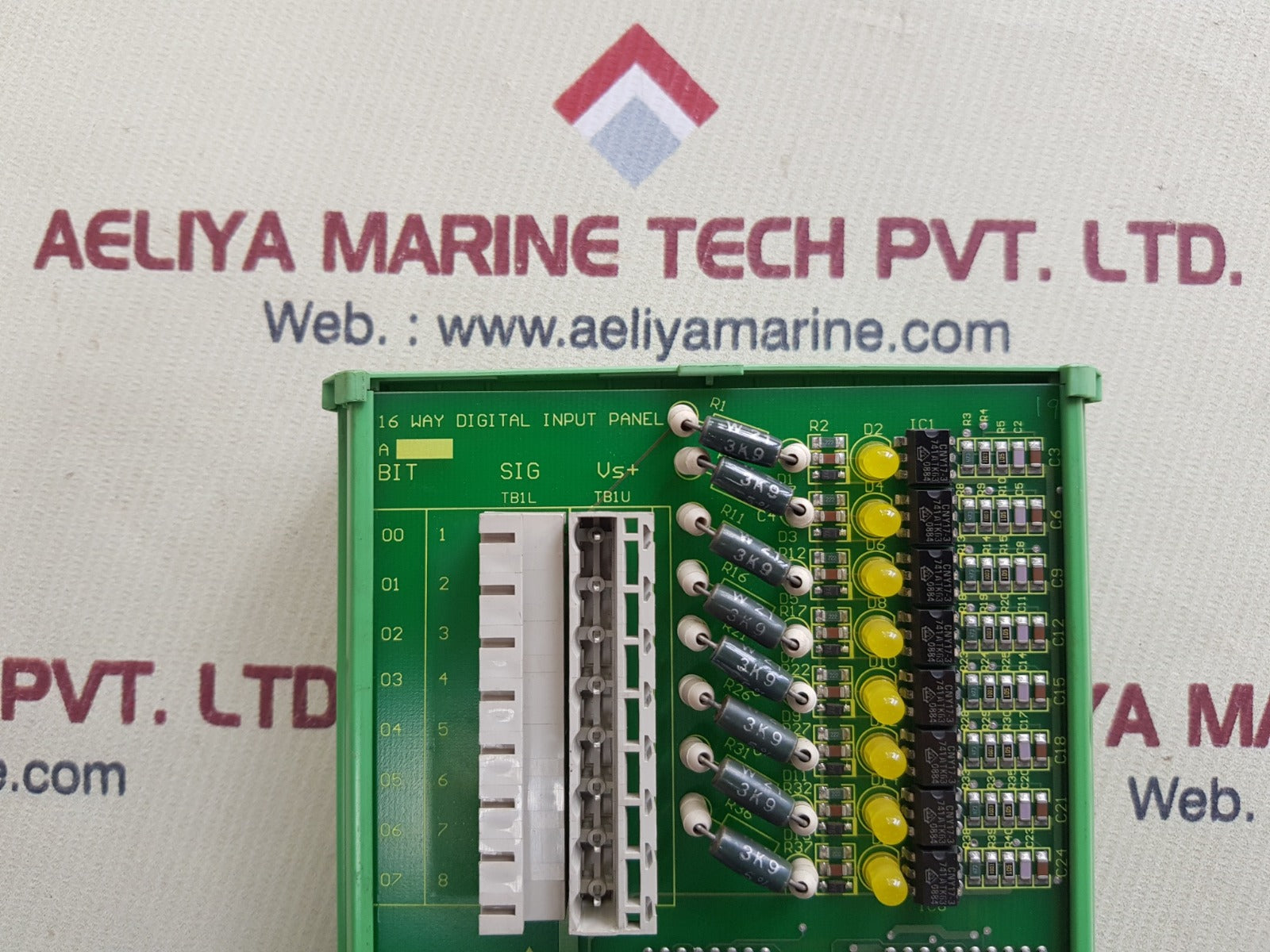 Cegelec m73-60001 16 way digital input panel 20×4358/10