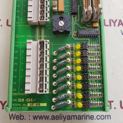 Cegelec m73-60001 16 way digital input panel 20×4358/10