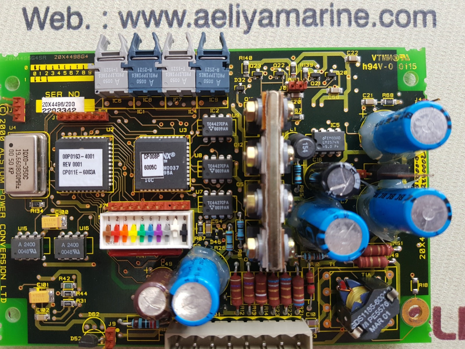 Alstom power 20x4496 pcb card rev 0002