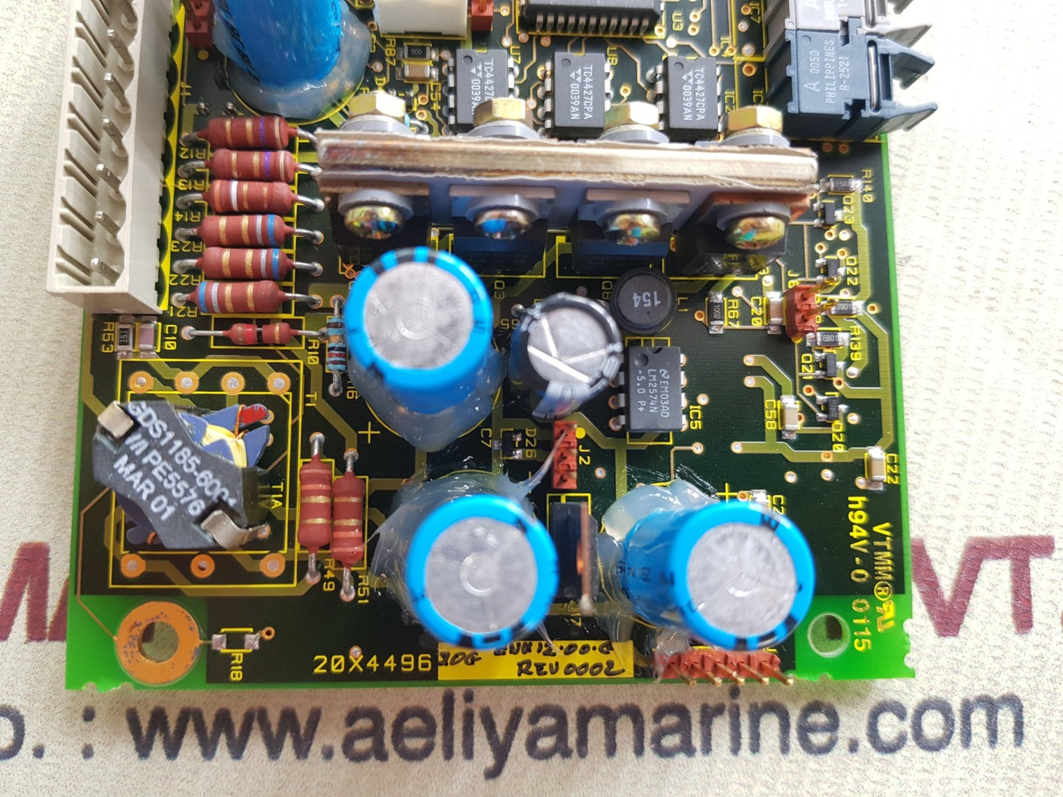 Alstom power 20x4496 pcb card rev 0002