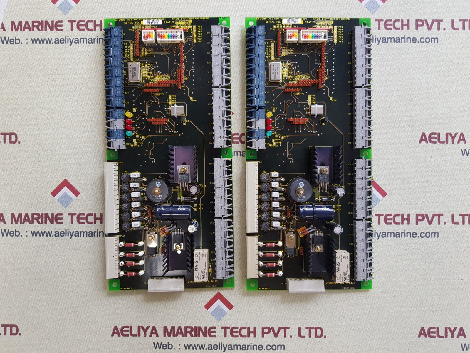 Alstom 20x4498c1l mk20 distribution board