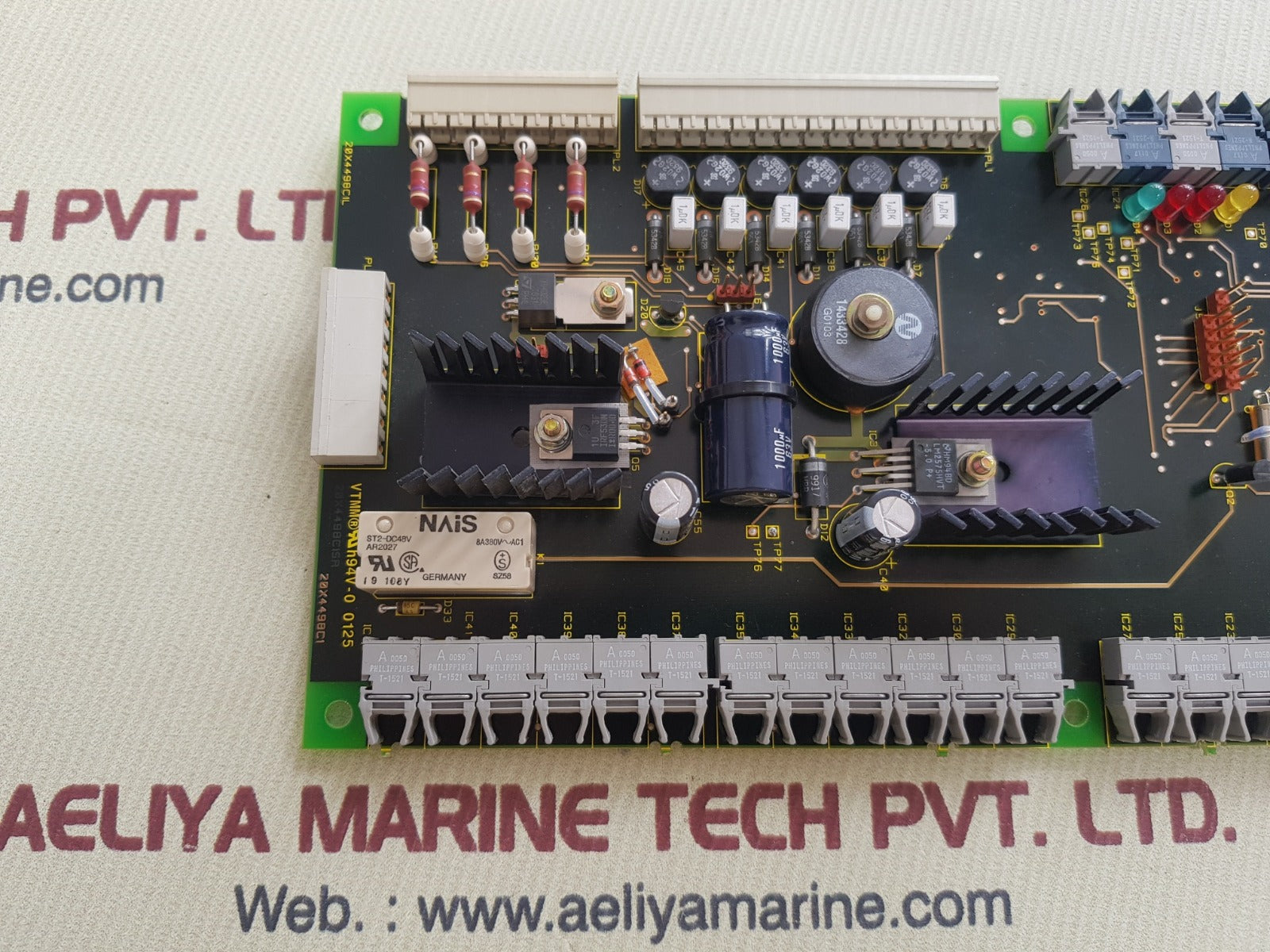 Alstom 20x4498c1l mk20 distribution board