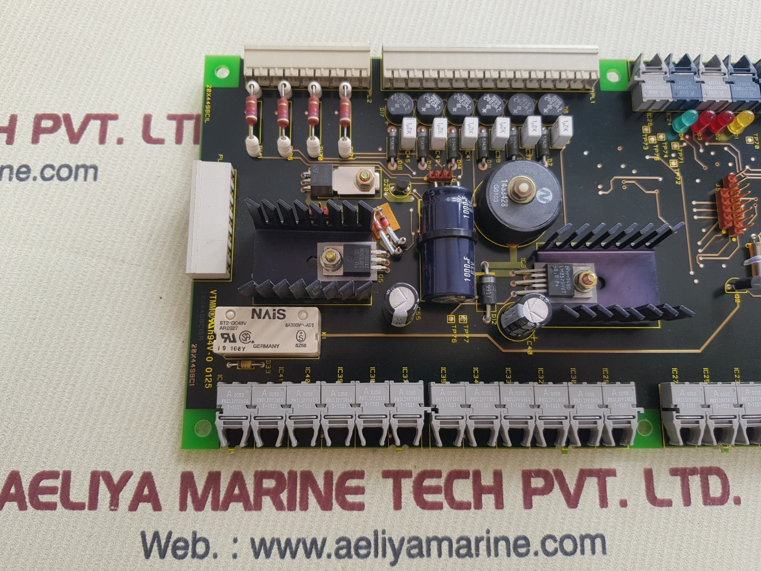 Alstom 20x4498c1l mk20 distribution board