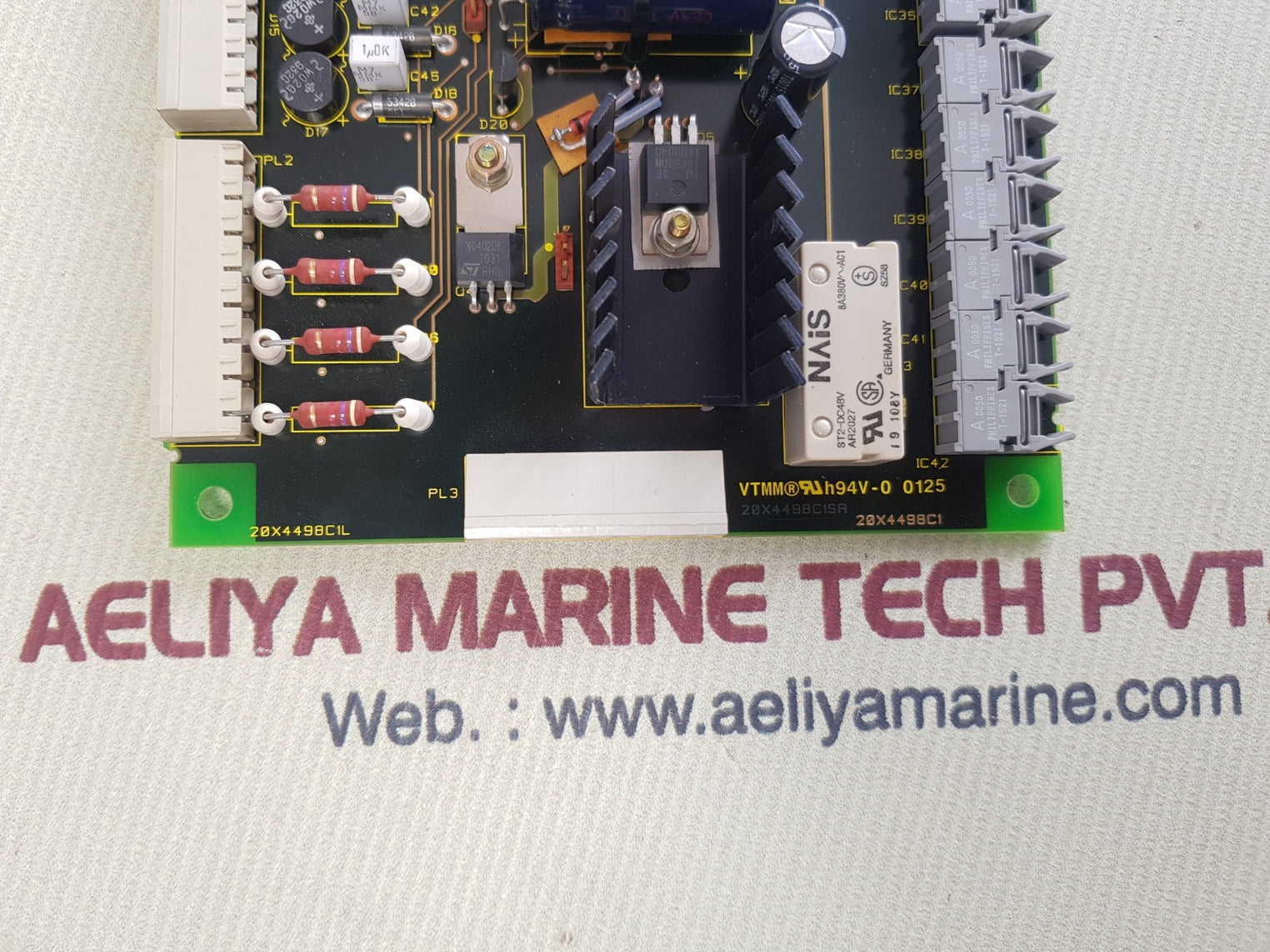 Alstom 20x4498c1l mk20 distribution board