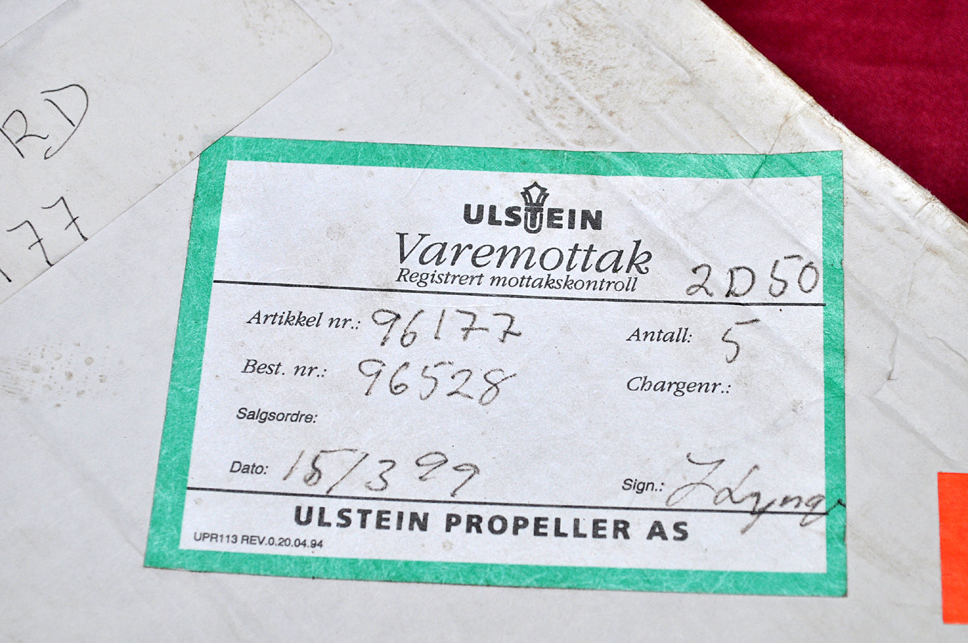 Thruster remote control