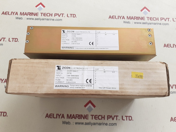 Zicon zx200-3648-c power supply unit