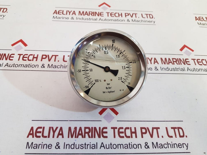 Gauge 2,0 To 100 % Bar Kl. 1.0