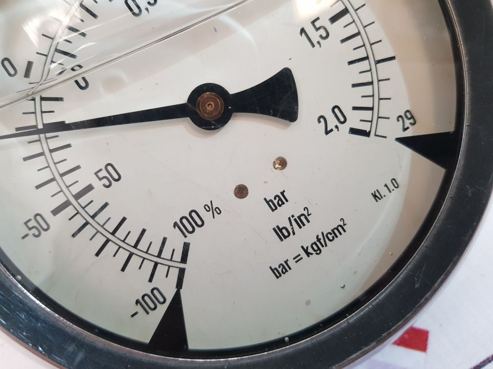 Gauge 2,0 To 100 % Bar Kl. 1.0