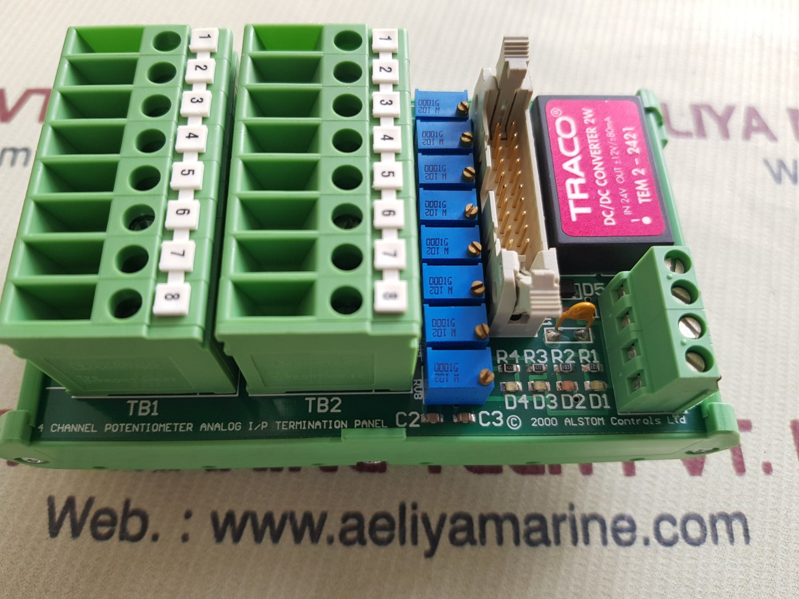 Alstom mae 96-14 i/p termination panel