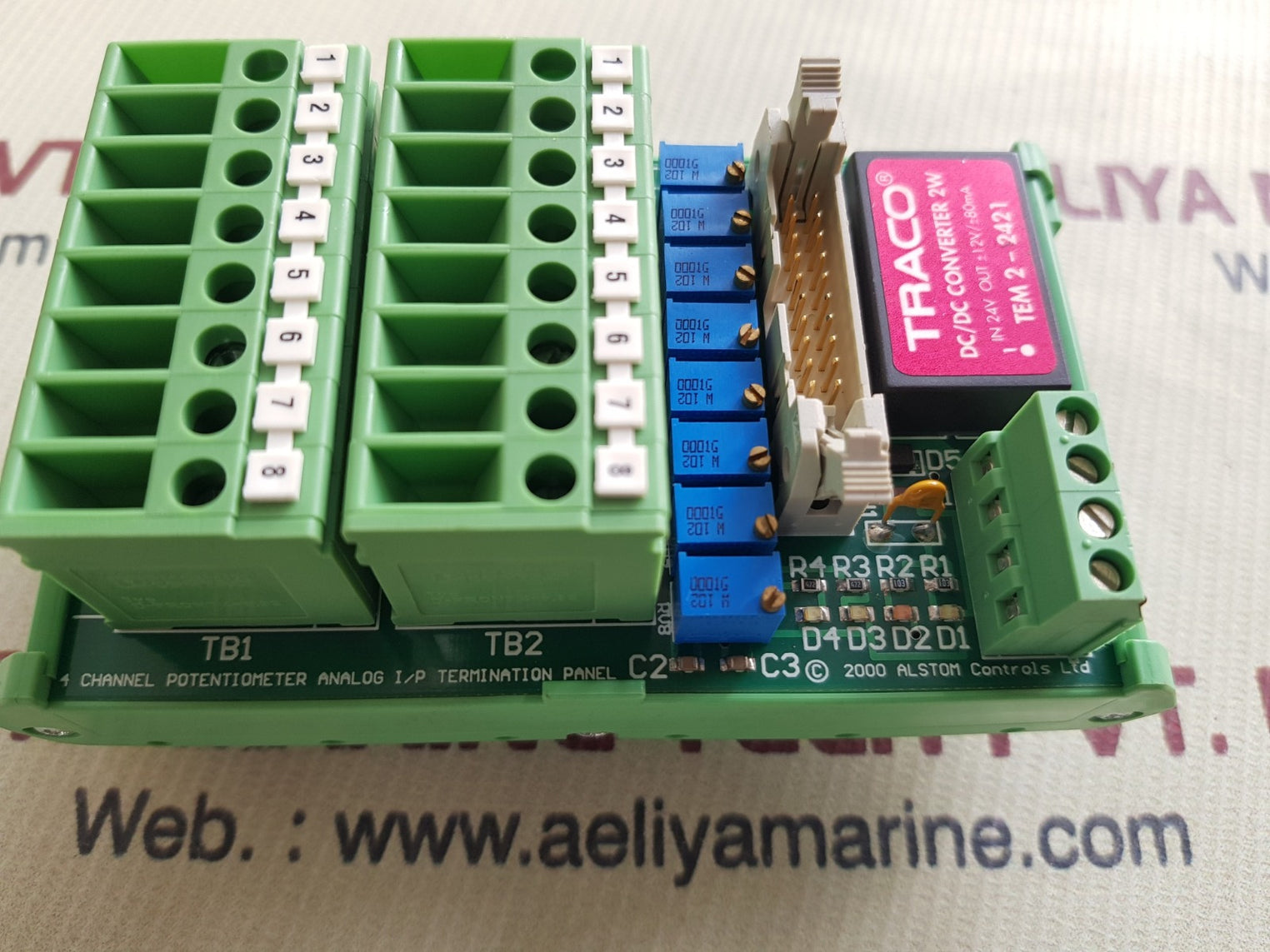 Alstom mae 96-14 i/p termination panel