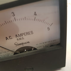 Simpson 2152 A.C. Amperes 0 To 5 R.M.S.

