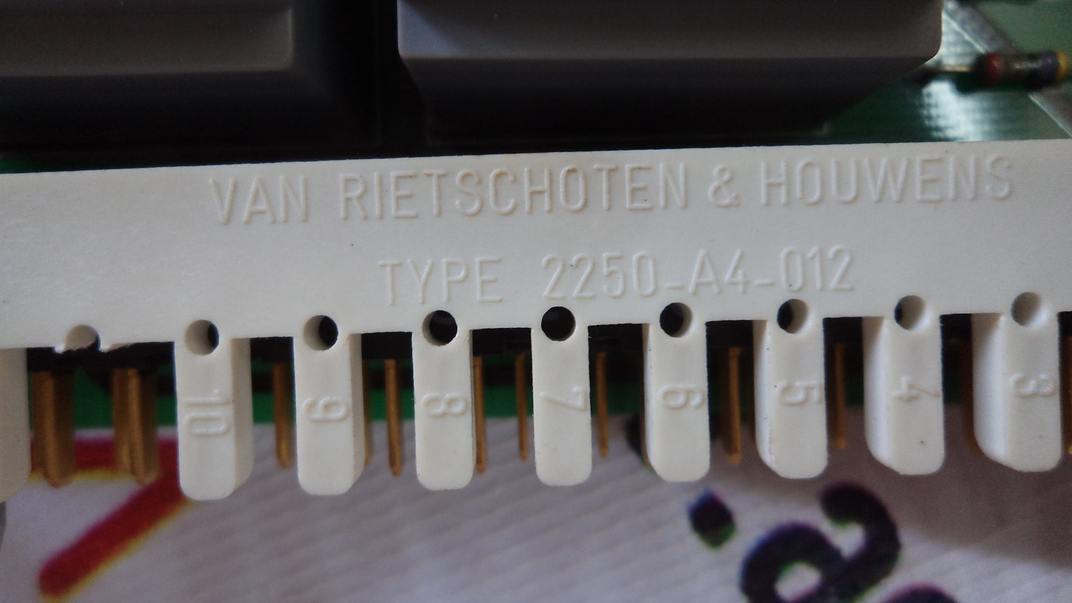 Van rietschoten & houwens 2250_a4_012 pcb card 620-050