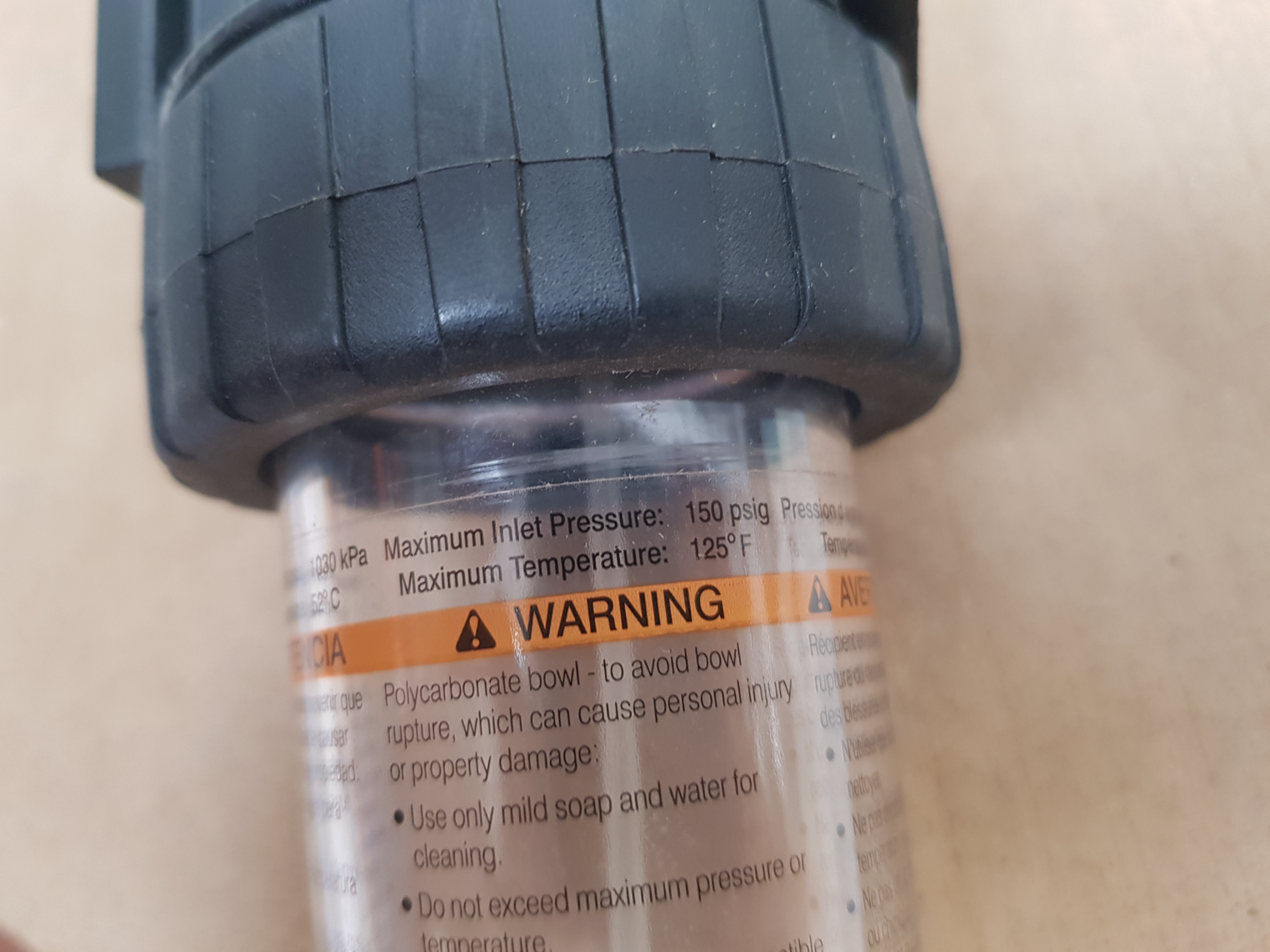 Parker 06l11be pneumatic lubricator