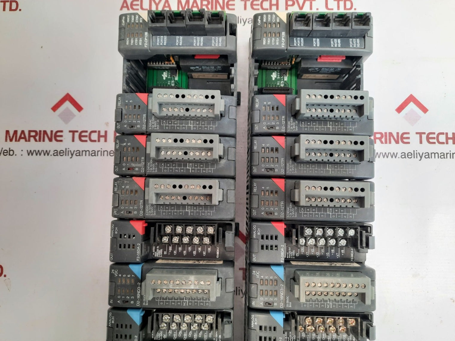 Koyo direct d2-09b-1,dl250-1 cpu,f2-08ad-2,d2-16nd3-2,f2-08da-2,d2-12tr,f2-cp128