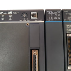 Koyo direct logic 405 d4-450 cpu,f4-04ad,d4-64nd2,d4-08na,d4-32nd3-1,f4-08trs-1,f4-08ad
