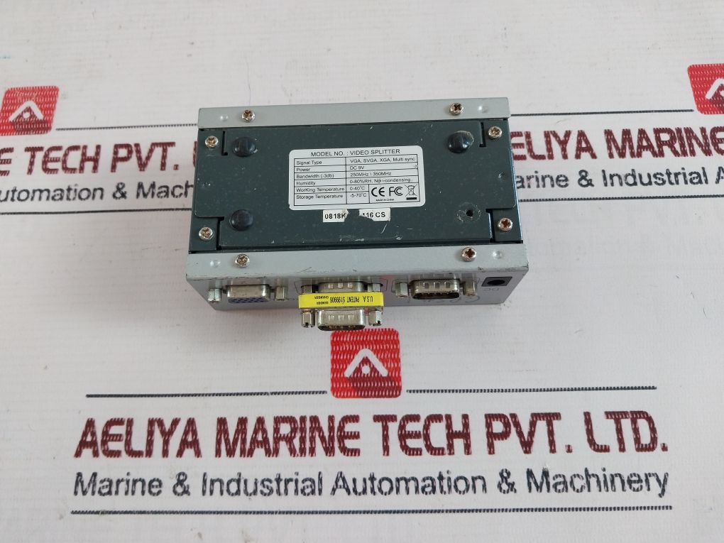Video Splitter 2 Port 250/350Mhz Dc 9V