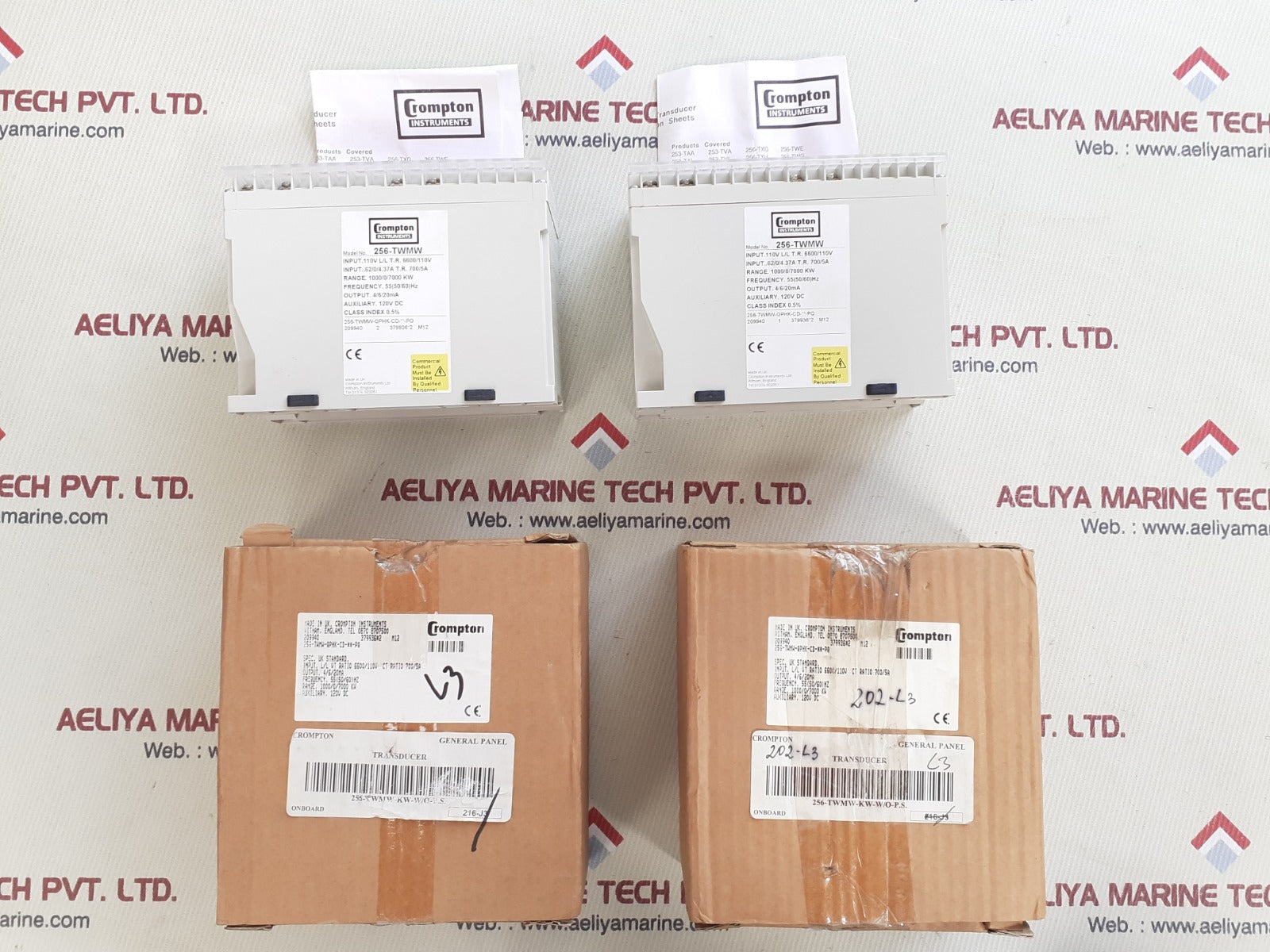 Crompton 256-twmw transducer range 1000/0/7000 kw