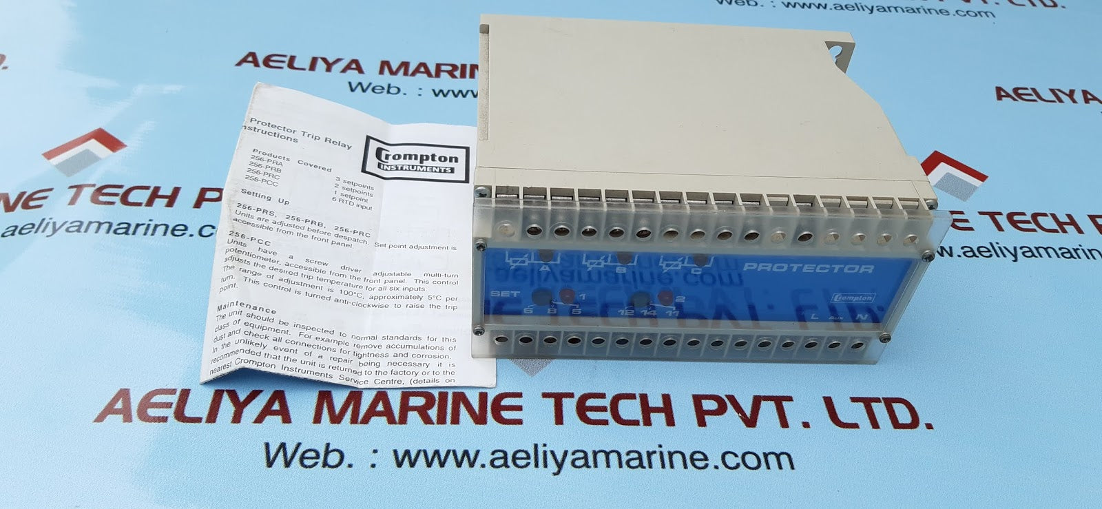 Crompton 256-prbw temperature relay