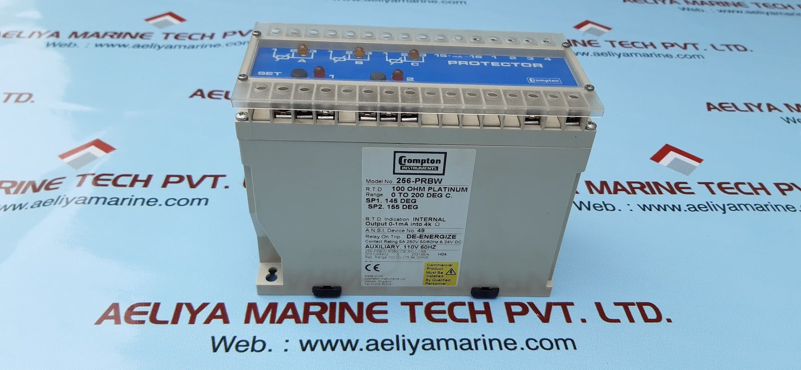 Crompton 256-prbw temperature relay
