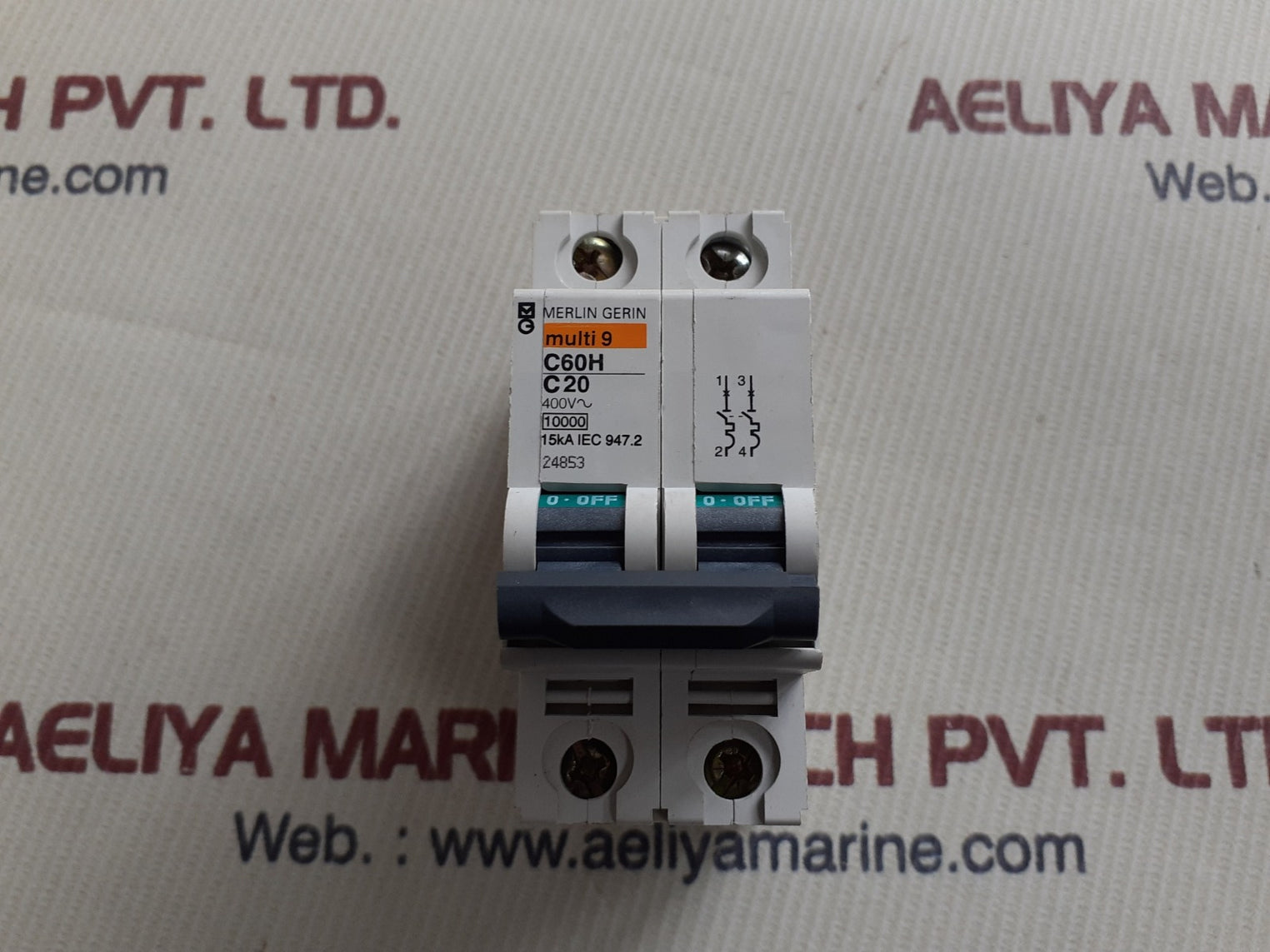 Merlin multi 9 c60h c20 circuit breaker