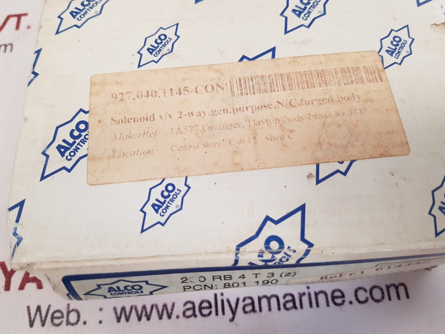 Alco controls/emerson 200rb4t3 2-way solenoid valve