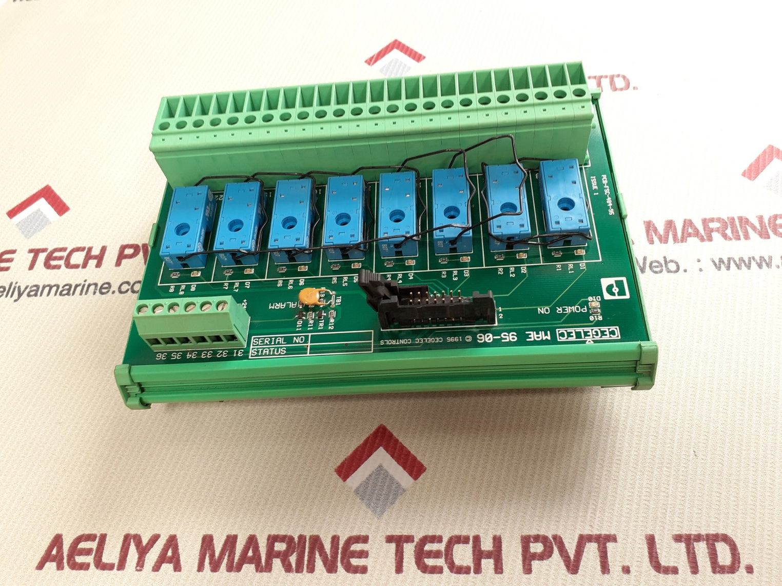 Cegelec mae 95-06 digital output terminal module 300v 30a