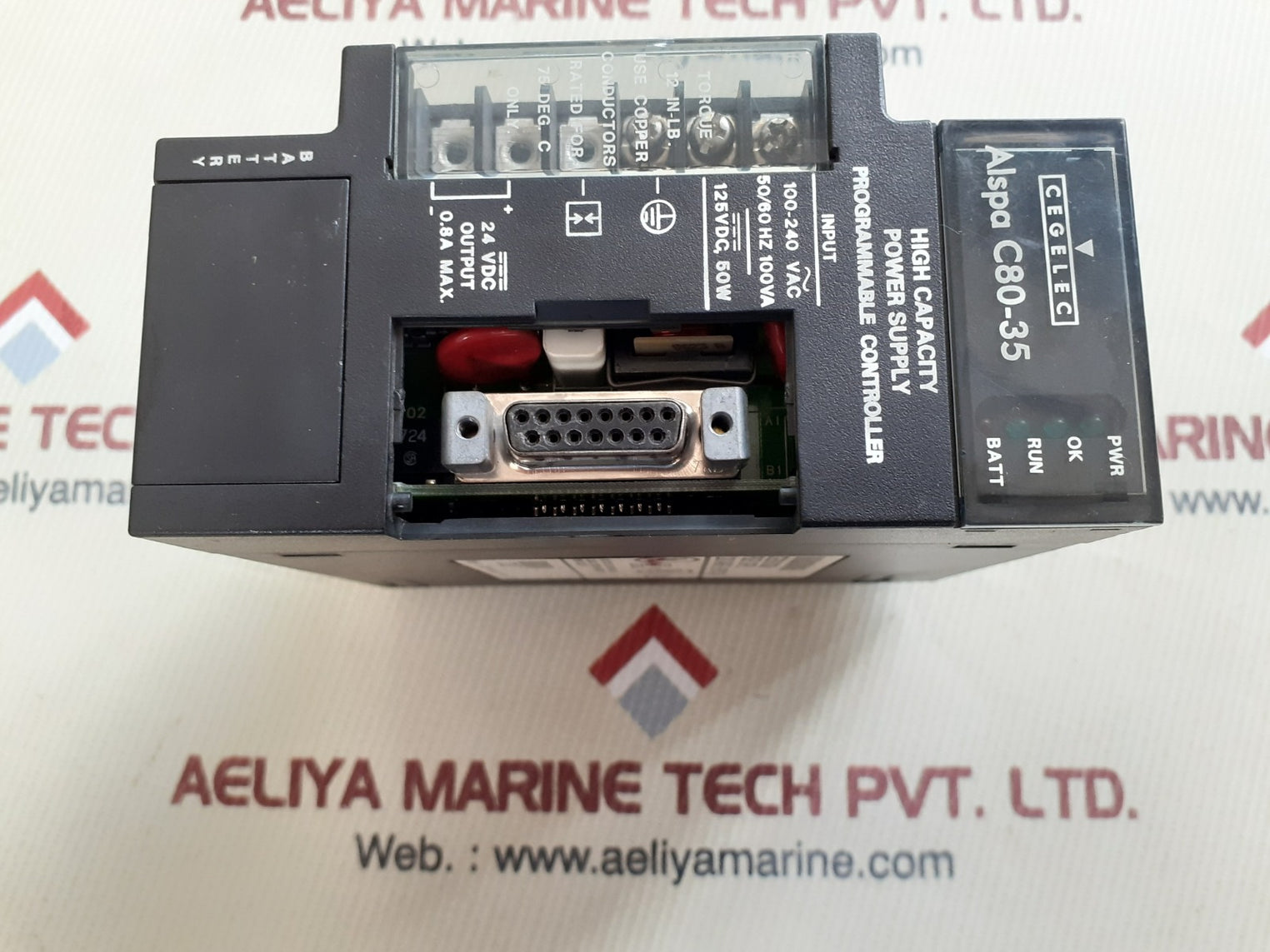 Cegelec alspa c80-35 power supply programmable controller