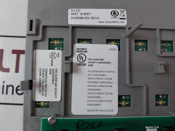 Edwards 3-lcd 3100586-en Rev5 Fire Alarm And Security Module Free Shipping