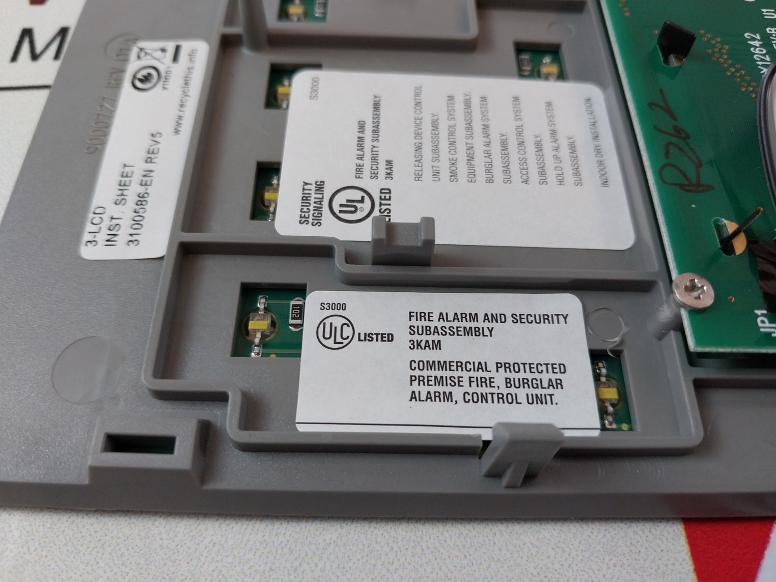 Edwards 3-lcd 3100586-en Rev5 Fire Alarm And Security Module Free Shipping