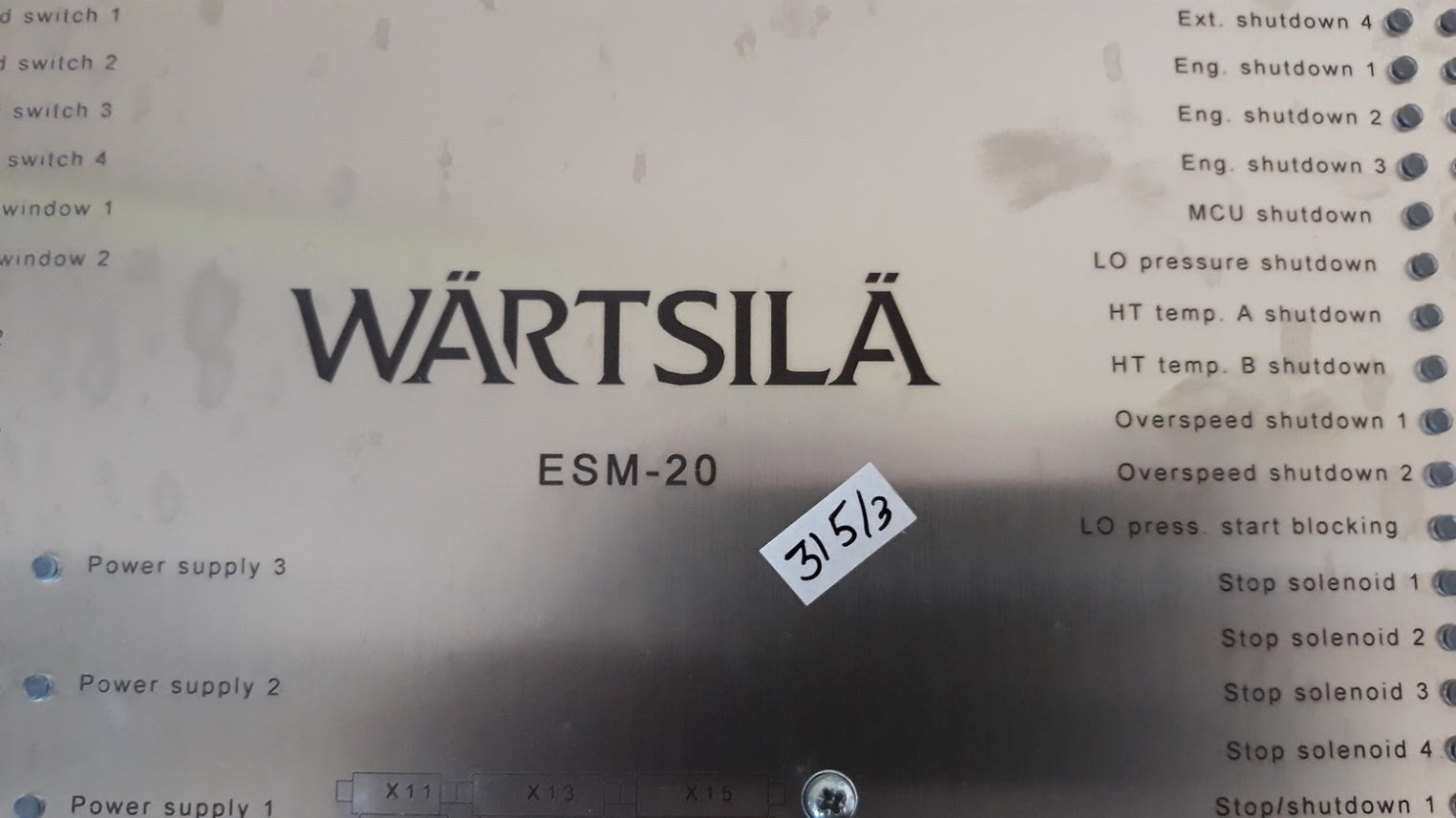 Wartsila esm-20 engine protection module