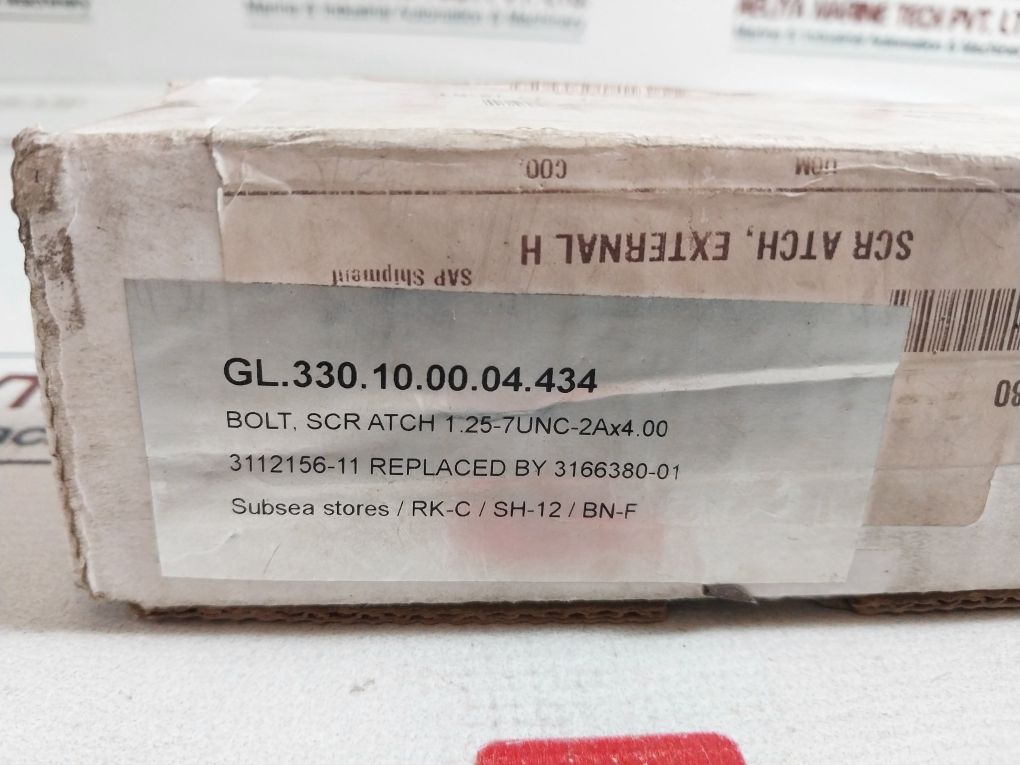 3166380 Bolt Scr Atch