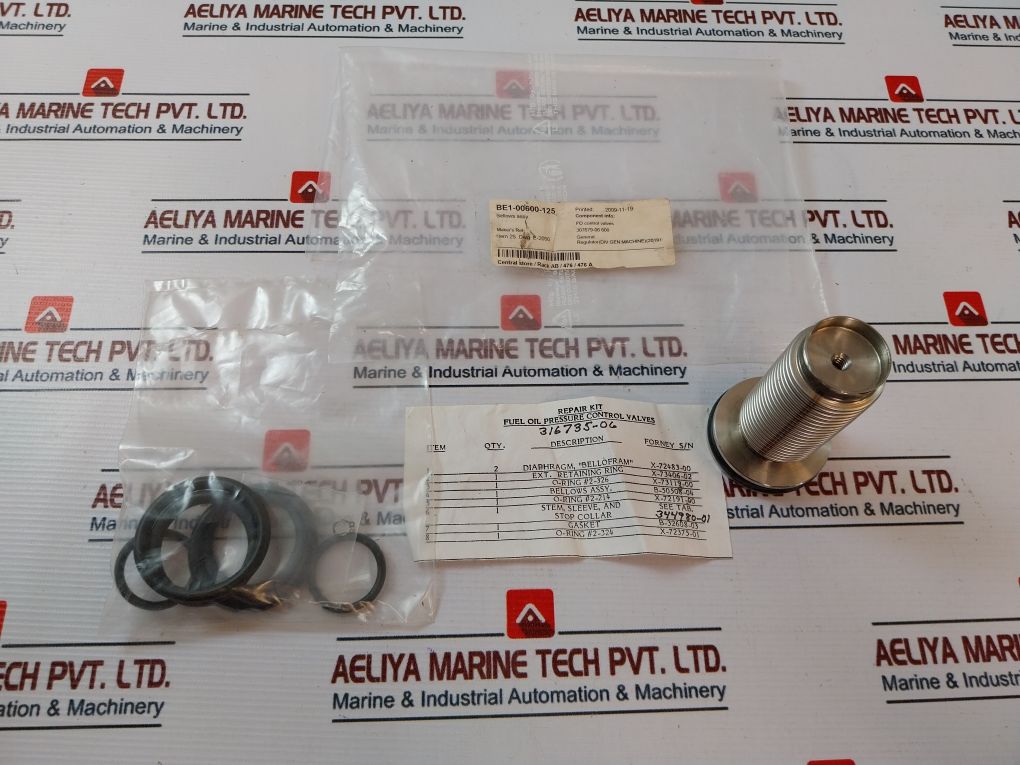 316735-06 Fuel Oil Pressure Control Valves Repair Kit
