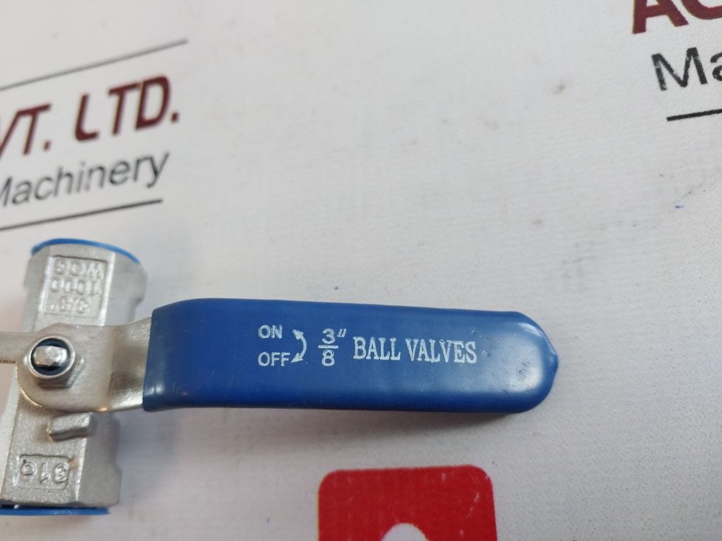 Lot Of 7X 3/8” 316 Ball Valves