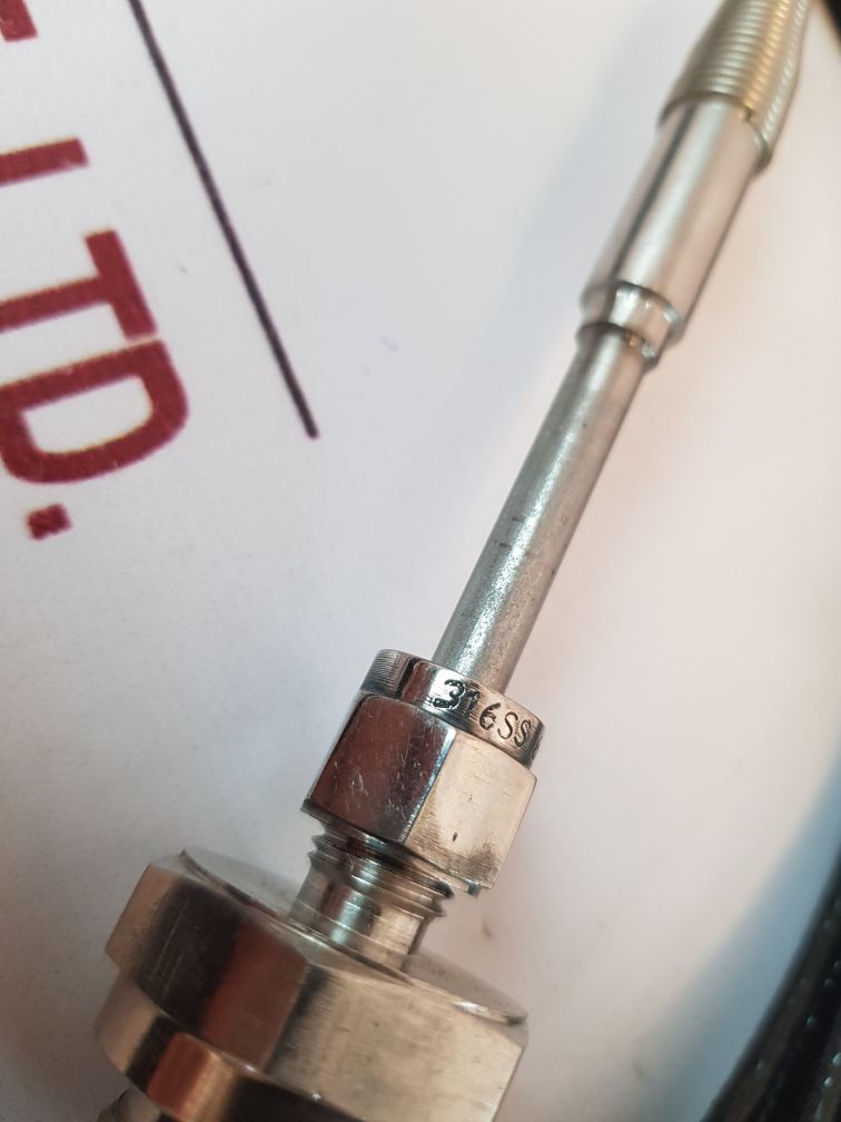 316Ss 6Mm Male Connector With Cable