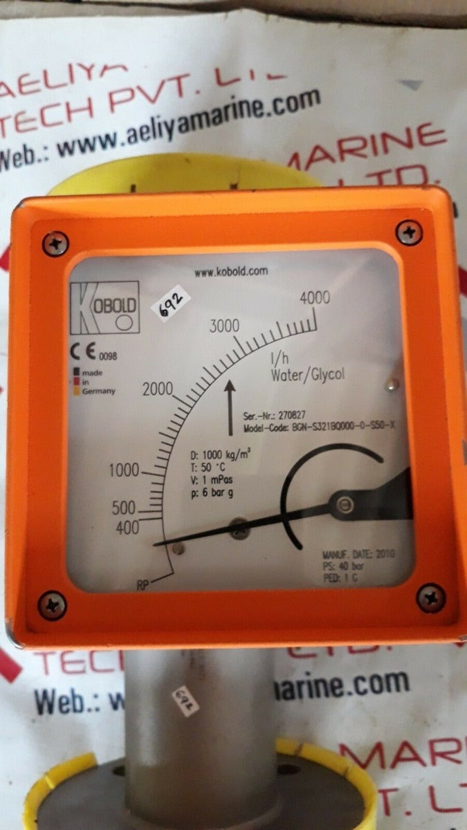 Kobold bgn-s321bq000-0-s50-x flowmeter