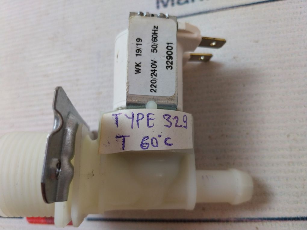 329 220/240V Water Inlet Solenoid Valve 0300025